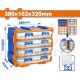 WADFOW 4 PCS TRANSPARENT ORGANIZER TOWER 4XWTB8342 WTB8344