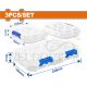 WADFOW TRANSPARENT ORGANIZER 3 PCS SET 2XWTB8341+1X8342 WTB8343