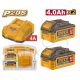 INGCO 20V 2X4.0AH BATTERY + 4A CHARGER SET FBCPK2013