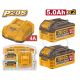 INGCO 20V 2X5.0AH BATTERY + 4A CHARGER SET FBCPK2513