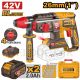 INGCO 42V BL 26MM 4-MODE ROTARY HAMMER 2X2.0AH & CASE CRHLI422682