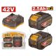 INGCO 42V 2X2.5AH+CHARGER BATTERY KIT FBCPM25221