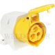 IP44 CEE SAFETY WALL SOCKET 16A 3PINS 110V