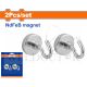 WADFOW 2PCS MAGNETIC HOOK SET 32MM 10KG LOAD WZE2K12