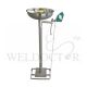 TERYSAFE SS-E150A STAINLESS STEEL PEDESTAL EMERGENCY EYEWASH STATION