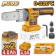 INGCO 20V PLASTIC TUBE WELDING TOOL 20,25&32MM 2X4.0AH+CHGR PTWTLI20182