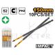 INGCO 10PCS SINGLE END IMPACT SCREWDRIVER BIT, (+)2X150MM SDBIM11PH263