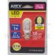 AREX AR T-L1T1612A-1W E12 2700K LED BULB YELLOW