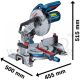 BOSCH MITRE SAW GCM216