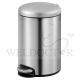 EKO MAGGEY ROUND STAINLESS STEEL STEP BIN EK9213 8L