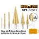 INGCO 3PC HSS STEPDRILL 4-12,4-20,4-32MM & 3PCS SAWDRILL 3,6,8MM AKSDS2061