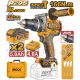 INGCO 20V BL HEAVY DUTY IMPACT DRILL 166NM 2X5 AH + BITS & CASE CIDLI201668