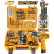INGCO 12V LI-ION CORDLESS DRILL + 129PCS TOOL KIT SET HKTHP11291