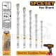 INGCO 5PCS TOP EFFICIENT MASONERY DRILL BIT SET 4,5,6,8 & 10MM AKDB6055