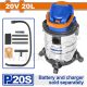 WADFOW 20V CORDLESS VACUUM CLEANER SS TANK 20L WQV1A20 (BARE UNIT)