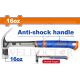 WADFOW 16OZ ANTI-SHOCK FIBREGLASS HANDLE CLAW HAMMER WHM8316