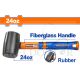 WADFOW 24OZ RUBBER MALLET FG HANDLE WHM7306