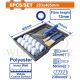 WADFOW 6 IN 1, 9" 230MM PAINT ROLLER+REFILL+PAINT BRUSHES+TRAY SET WCB3H62