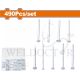 WADFOW 490PCS COMMON NAILS & CONCRETE NAILS SET WNAAB01