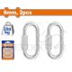 WADFOW 2PCS 8MM CONNECTING RING LOAD 350KG WQL1K02