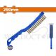 WADFOW 6 ROWS PLASTIC HANDLE STEEL WIRE BRUSH W/SHOVEL KNIFE WBH3611