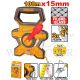 INGCO FIBREGLASS MEASURING TAPE FAST REWIND 15MMX100M/330FT HFMT18100