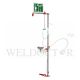 HUGHES EMERGENCY COMBINATION SAFETY SHOWER WITH EYE/FACEWASH H-EXP18GS85G