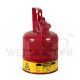 JUSTRITE 4L/1 GALLON TYPE I STEEL SAFETY CAN W/TRIGGER - 10301 (RED)