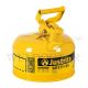 JUSTRITE 4L/1 GALLON TYPE I STEEL SAFETY CAN - 7110200 (YELLOW)
