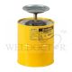 JUSTRITE PLUNGER CAN 4L/1 GALLON - 10318 (YELLOW)