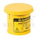 JUSTRITE 1L/1 QUART CAPACITY STEEL BENCH CAN - 10171 (YELLOW)
