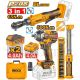 INGCO 3PCS 500NM IMPACT WRENCH+65NM RATCHET WR+300LM LAMP COMBO COSLI250981