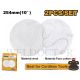 INGCO 2PCS 10" POLISHING+CLEANING PADS (PURE WOOL & PURE COTTON) APP25402