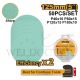 INGCO 50X 5" GREEN ORITAL SANDING DISC 10XP40&P180,15XP80&P120 AKRS125050