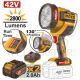 INGCO 42V BL 2800 LUMENS POWER WORK LAMP 2X2.0AH CWLI42896