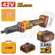 INGCO 42V BL 1/4" CORDLESS DIE GRINDER 2X2.0AH +CASE CDGLI42012