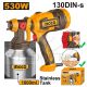 INGCO ELECTRIC SPRAY GUN 530W 1000ML STAINLESS STEEL TANK SPG45061