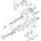MAKITA 4107R CUTTER 180MM SPARE PARTS