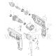 MAKITA 6412 DRILL 10MM SPARE PARTS