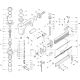 MAKITA AF301 PNEUMATIC BRAD NAILER SPARE PARTS