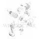 MAKITA DDF489 CORDLESS DRIVER DRILL SPARE PARTS