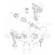 MAKITA DF0300 DRIVER DRILL SPARE PARTS