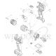 MAKITA DF332 CORDLESS DRIVER DRILL SPARE PARTS