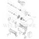 MAKITA DGD800 CORDLESS DIE GRINDER SPARE PARTS