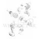 MAKITA DHP489 CORDLESS HAMMER DRIVER DRILL SPARE PARTS