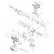 MAKITA DTD157 CORDLESS IMPACT DRIVER SPARE PARTS