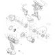 MAKITA DTW190 CORDLESS IMPACT WRENCH SPARE PARTS