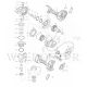 MAKITA GA048G 100MM CORDLESS ANGLE GRINDER SPARE PARTS