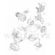MAKITA HP001G CORDLESS HAMMER DRIVER DRILL SPARE PARTS