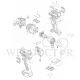 MAKITA PV301D 75MM CORDLESS SANDER POLISHER SPARE PARTS